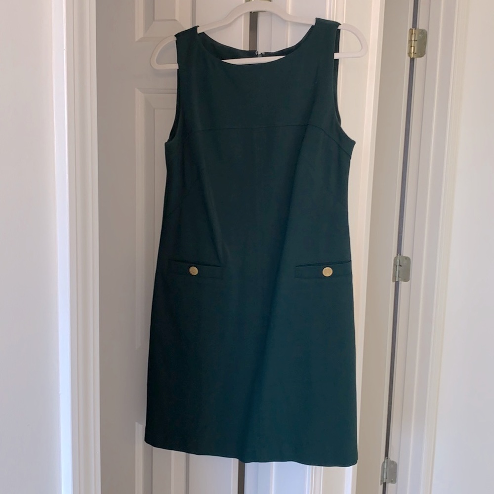 Vince Camuto Forest Green Thick Dress